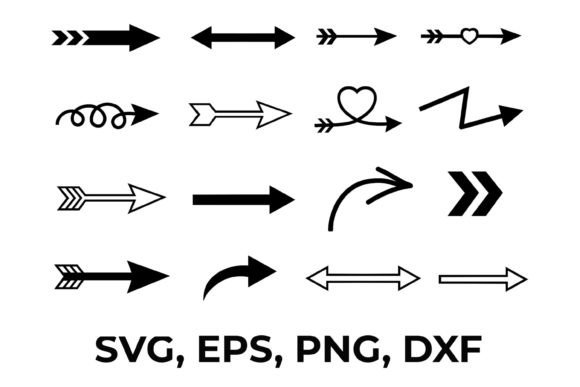 Download Arrows - Svg, Eps, Png, Dxf - Eps Collection