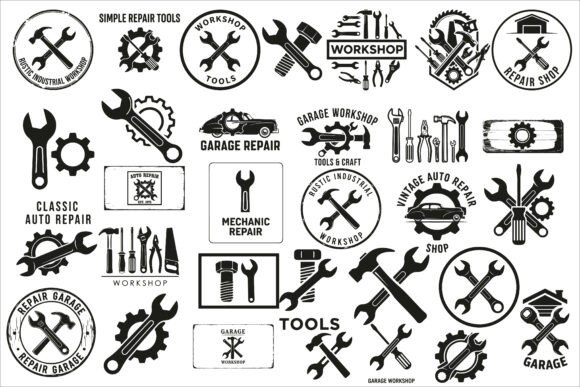 Download Classic Garage Workshop Sign Design - Workshop sign Collection