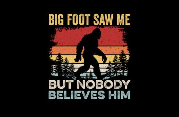 Download Bigfoot Graphic T-shirt PNG, Eps - Eps Collection