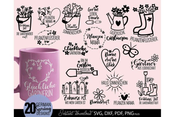 Download German Spring Garden SVG PNG Bundle - Premium Resources
