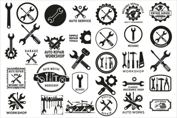 Download Classic Garage Workshop Sign Design - Workshop sign Collection