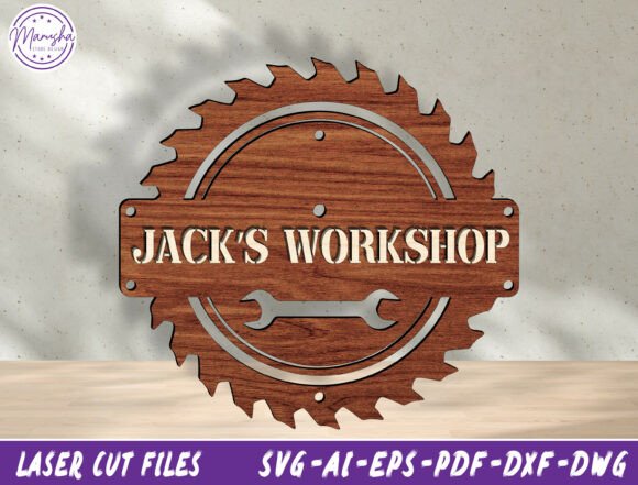 Download Personalized Workshop Sign Cut File SVG - Workshop sign Collection
