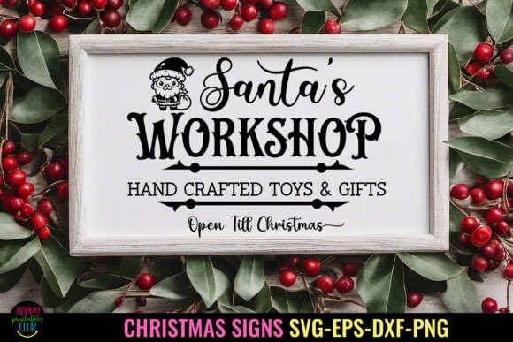 Download Santa's Workshop Sign SVG I Christmas - Workshop sign Collection