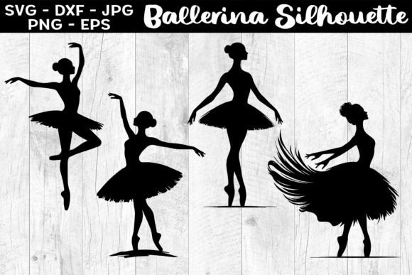 Download Ballerina Silhouettes SVG EPS PNG - Eps Collection