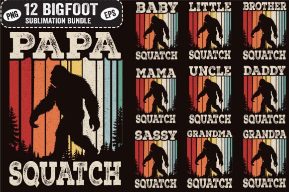 Download Bigfoot Graphic T-shirt PNG Eps - Eps Collection
