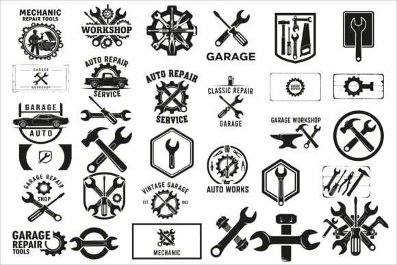 Download Classic Garage Workshop Sign Design - Workshop sign Collection