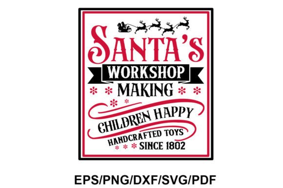 Download Santa's Workshop Sign Svg - Workshop sign Collection