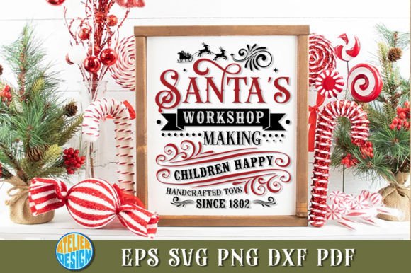 Download Santa's Workshop Sign Svg - Workshop sign Collection