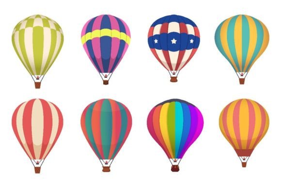 Download Hot Air Balloon. Colored Aircraft - Hot air balloon Collection